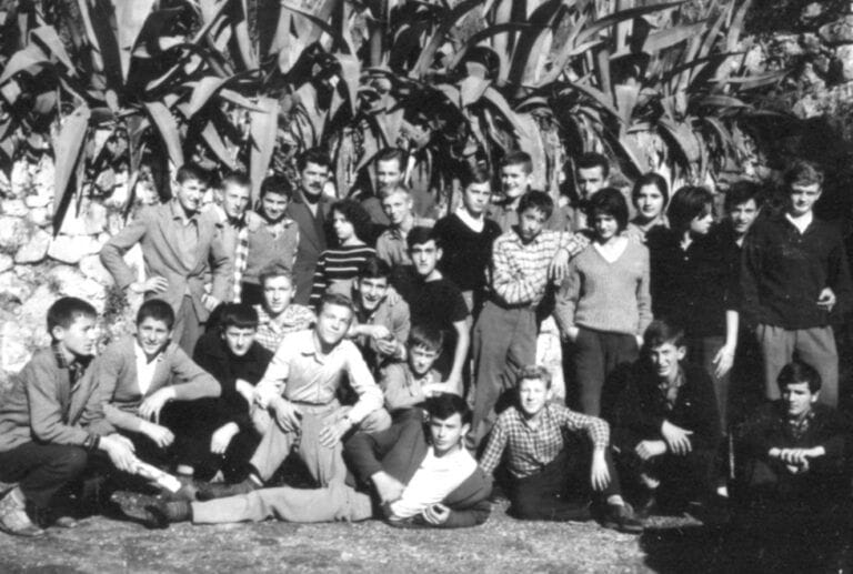 Први разред гимназије — Никшић, у Дубровнику, 27. септембра 1960. године