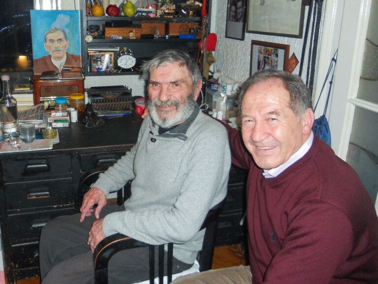 Са Мишом Јанкетићем у његовој радној соби, 29. јануара 2017. године