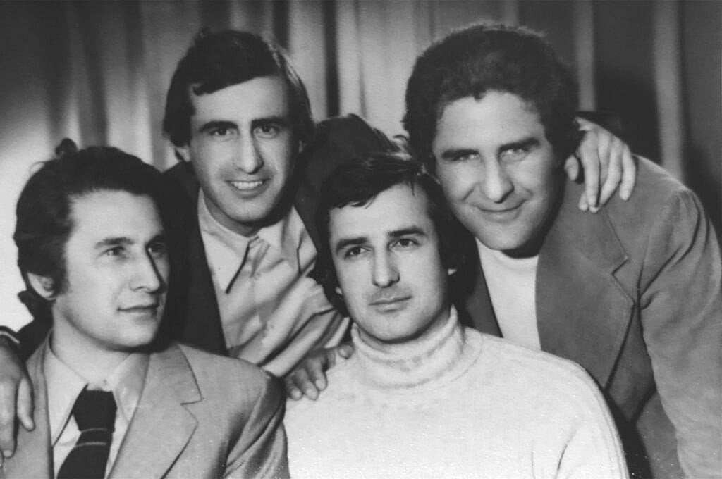 Браћа Булатовићи, Ранко и Павле, са Браћом Бећковић, Матијом и Љубом