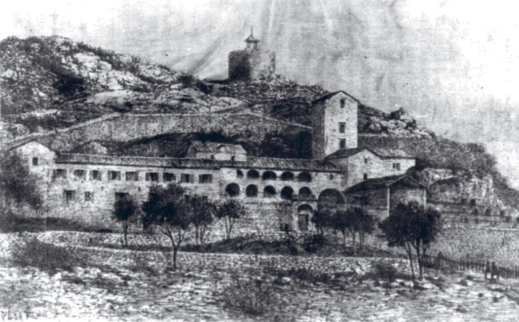 Цетињски манастир половином 19. вијека