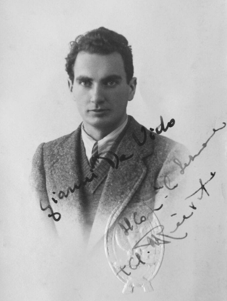 Ђани де Видо као млади љекар